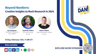 Beyond Numbers:  Creative Insights to Rock Research in 2024