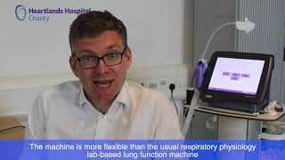 New lung function machine arrives at Heartlands Hospital