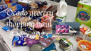 Ocado Grocery Shopping Haul - Wednesday 8 Nov 2023 in London, UK - a surprise come back!