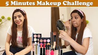 5 Minute Makeup Challenge | Hit ? or Miss ? | Ayesha LifeStyle