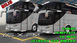 Share template 3D Rm280 jetbus3 SDV special gunung harta mod farid madyawan