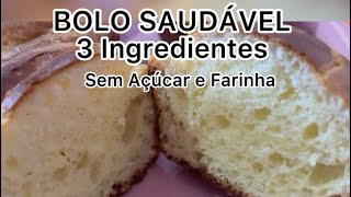 BOLO SAUDÁVEL SEM AÇÚCAR E FARINHA 😋#bolosemtrigo#bolosaudavel#semaçúcar#bolo