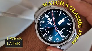 Galaxy Watch 6 Classic One Week Later