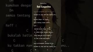 Chord Mahalini - Ini Laguku #mahalini#shorts