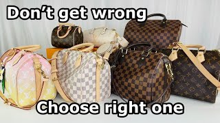 Must watch this video before you get Louis Vuitton Speedy / Choose right one / patterns/ 25 vs 30