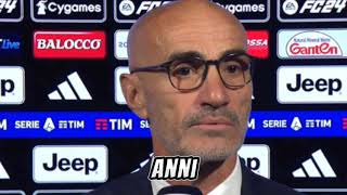 PAOLO MONTERO Intervista PRE MATCH JUVE-MONZA, Parla del Futuro della JUVE e di alcuni giocatori..