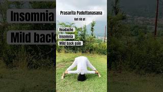 #yoga #forwardbends #headache #insomnia #posturefix #mindfulness #backpain #prasaritapadottanasana