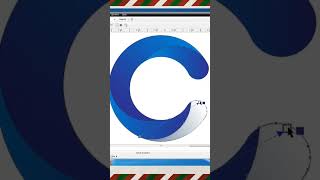 Alphabet C Logo Design in CorelDRW #logodesign #logos #logodesigner