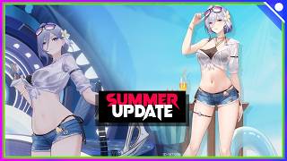 Aether Gazer | Selene summon & gameplay  | Free summer outfit V3.4 complete overview