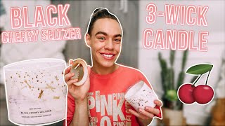 Bath and Body Works New Black Cherry Seltzer Candle Review