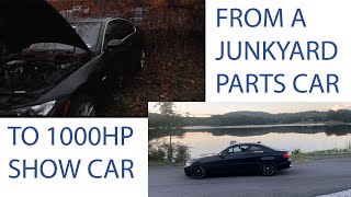 BUILDING A JUNKYARD 335 N54  TO A 900hp MONSTER IN 13 MINUTES.