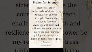 Prayer for strength || Karizma Gospel ||