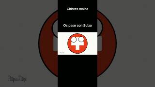 Chistes malos con Suiza #humor #countryballs #viral #chistesmalos