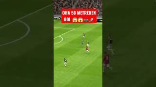 50 METREDEN GOL #efootball #pes #pesmobile #pes2021 #shorts #pes23 #fypシ #futbol  #efootball2023