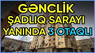 Genclik Sadliq Sarayi yaninda 3 otaqli, 127 m², 215.000 AZN, Emlak sahibi / Nuride x (055) 850-80-10