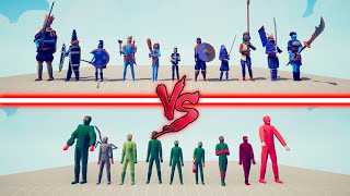 ZOMBIE TEAM vs MELEE TEAM - Totally Accurate Battle Simulator | TABS