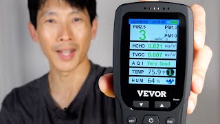 PM2.5 vs Formaldehyde vs. TVOC using the Vevor Portable Air Quality Monitor