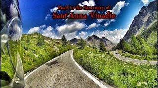 Riding to the sanctuary of Sant'Anna Vinadio , Italy on an S1000R  27/06/2017