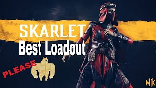 Mortal Kombat 11 Skarlet Best Loadout