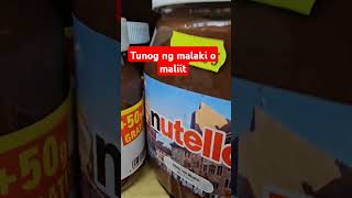 Tunog ng maliit o Malaki #nutella  #short #fyp #viralshorts