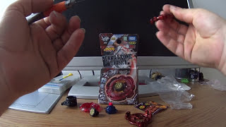 BeyBlade Metal Fight 4D Metal Fury Fang Leone Burning Claw Version W105 R2F Unboxing