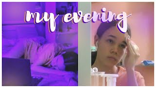 мой вечер | my evening routine