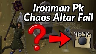 OSRS- When an Ironman Pks......