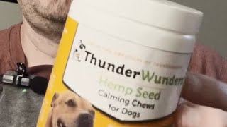 ThunderWunders Hemp Dog Calming Chews Vet Recommended for Situational Anxiety Review