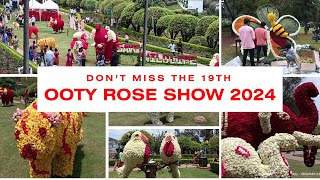 Ooty Botanical Garden Rose Show 2024  🌹 Wildlife Theme Decor Revealed   Exclusive Footage! 🧐