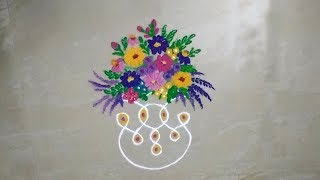 innovative rangoli designs-Simple Rangoli Designs