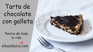 Tarta de chocolate con galletas- Postre de las abuelas