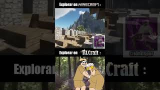 Debes cuidarte del cielo y la tierra cuando exploras en RLCRAFT #minecraft #rlcraft #minecraftmemes