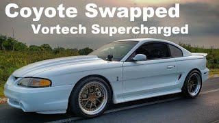 Coyote Swapped Vortech Supercharged 96 Mustang Cobra