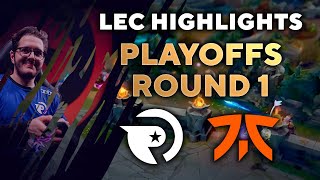 Best LEC Moments | Playoffs vs. FNATIC | Spring 2020