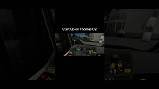 Start Up on Thomas C2 #fyp #foryoupage #youtubeshorts #schoolbusgame #schoolbuses #foryou