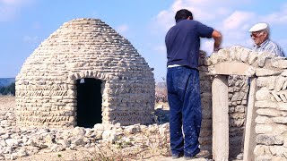 Сарай из неотесанных камней своими руками для наблюдения за виноградниками