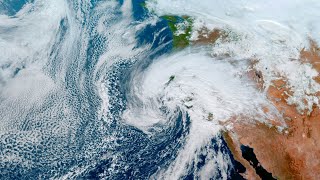 Second Atmospheric River (Pineapple Express) hitting California - 20fps - Jan 31 to Feb 4, 2024