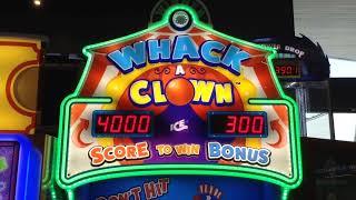 Whack-A-Clown Arcade Game at FatCats Saratoga Springs, Utah