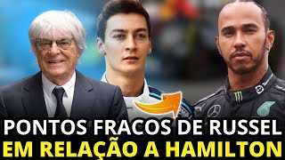 ECCLESTONE APONTA PONTO FRACO DE RUSSEL QUE HAMILTON NÃO TEM -ÚLTIMAS NOTÍCIAS DA F1 HOJE|RESSACA F1