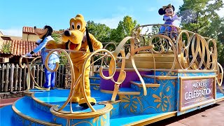 Mickey's Celebration Cavalcade at Magic Kingdom | Walt Disney World 50th Anniversary