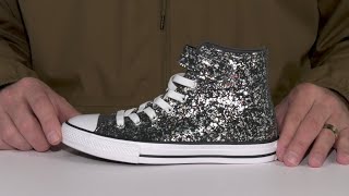 Converse Kids Chuck Taylor All Star Glitter Easy-On (Little Kid) SKU: 9995399