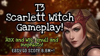 T3 Scarlett Witch Gameplay! ABX meta! Wanda destroys ABX and WBL!