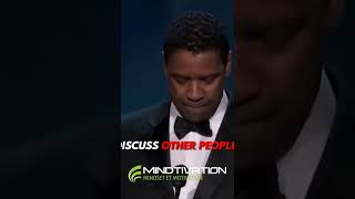 Small Minds Discuss Other People  |  Denzel Washington #shorts #motivation