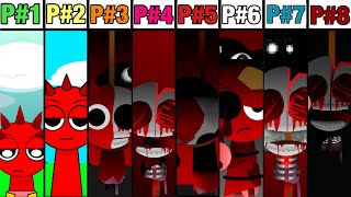 Incredibox Sprunki Characters MIX Phase 1 vs Phase 2 vs Phase 3 vs Phase 4 vs Phase 5-8