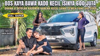 FULL BAPER ! BOS KAYA BAWA KADO KECIL ISINYA KUNCI PAJERO DI TOLAK & DIHINA SAMA CEWEK IDAMAN