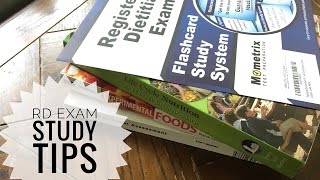 STUDYING FOR THE RD EXAM | 5 Tips