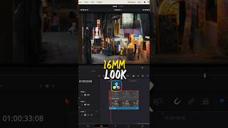 16mm film look in DaVinci Resolve