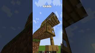 Ressam Sehpası | Easel #shorts #minecraft