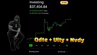 Investing w/ Og Ep 19: Qdte Pays Out | Reinvests Back Into Ulty & Nvdy #qdte