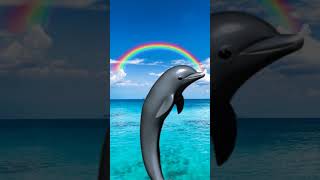 🐬🌊🌈hwhe#funny #comedy #dolphin #rainbow #fup #fypシ゚viral